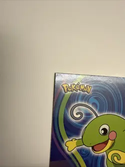 Pokemon Topps Johto Series 1 Politoed #186 - blue label, non-holo - Image 3