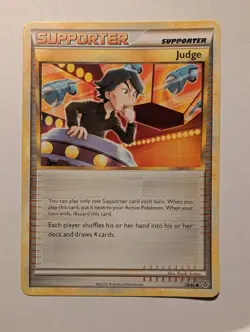 Judge Uncommon Normal Unleashed 78/95 LP Pokemon TCG - Image 1