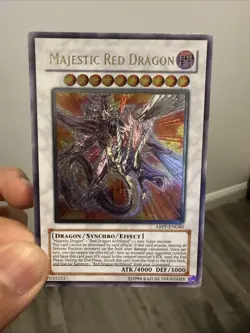 Yu-Gi-Oh! Majestic Red Dragon Ultimate Rare, Near Mint ABPF-EN040 - Image 1