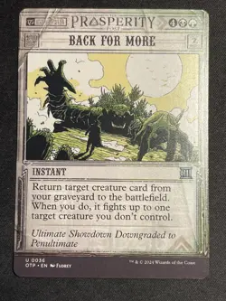 MTG Back for More, NM-Mint, (OTP #0036) Regular - Image 1