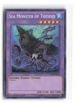 Sea Monster Of Theseus RATE-EN081 Secret Rare 1st Edition Yu-Gi-Oh! - Image 1