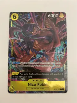 One Piece Emperors in the New World Nico Robin OP09-107 Parallel Alternate Art - Image 1