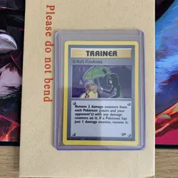 Pokemon TCG Erika's Kindness 103/132 Gym Challenge Card WOTC - LP - Image 1