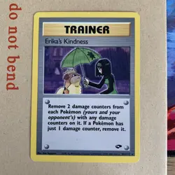 Pokemon TCG Erika's Kindness 103/132 Gym Challenge Card WOTC - LP - Image 2