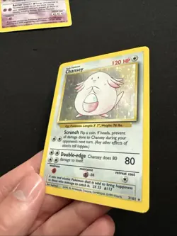 Chansey 1999 Pokemon Base Set Holo Card 3/102 MP - Image 4