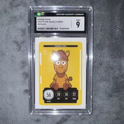 VeeFriends 2022 TCG CARING CAMEL "CORE" Yellow Compete and Collect Card CGC 9 - Image 2