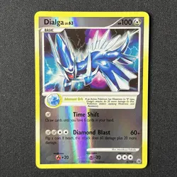 Dialga Reverse Holo 4/100 Majestic Dawn Pokemon Card - Image 2