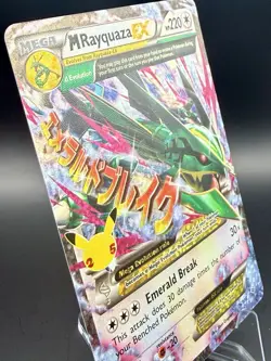 M Rayquaza EX 76/108 Celebrations Classic Collection Full Art Pokemon Card Clean - Image 2