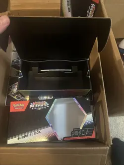 Lot of 16 - EMPTY Pokemon Prismatic Evolutions Surprise Box w/dividers, No Cards - Image 2