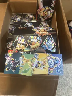 Lot of 16 - EMPTY Pokemon Prismatic Evolutions Surprise Box w/dividers, No Cards - Image 3