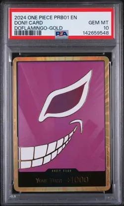 Doflamingo Gold Don!! Card Psa 10 Prb01 - Image 1