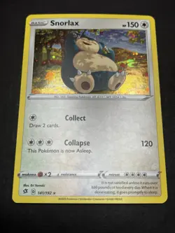Snorlax - (Cosmos Holo) 141/192 Miscellaneous Cards & Products Holo - LP Cond. - Image 2