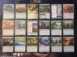 MTG EDH Custom Commander Deck: Goreclaw, Terror Of Qal Sisma - Mono Green Stompy - Image 2