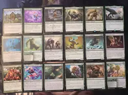 MTG EDH Custom Commander Deck: Goreclaw, Terror Of Qal Sisma - Mono Green Stompy - Image 3