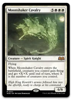 Moonshaker Cavalry #21 (NM) Wilds of Eldraine WOE Magic MTG - Image 1
