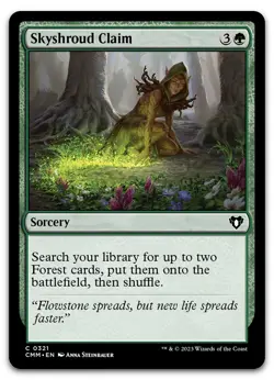 Skyshroud Claim #321 (NM) Commander Masters CMM Magic MTG - Image 1