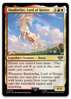 Shadowfax, Lord of Horses #227 (NM) Lord of the Rings LTR Magic MTG - Image 1