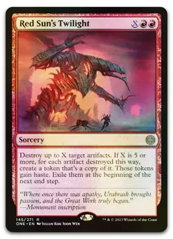 Red Sun's Twilight #145 (Foil) (NM) Phyrexia All Will Be One ONE Magic MTG - Image 1