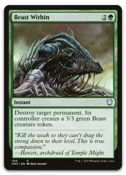 Beast Within #104 (NM) Phyrexia All Will Be One ONC Magic MTG - Image 1