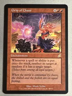 MTG / Grip of Chaos / SCG / #98 / Regular / Rare / NM - Image 1