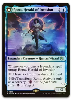 Rona, Herald of Invasion #75 (Foil) (NM) March of the Machine MOM Magic MTG - Image 1