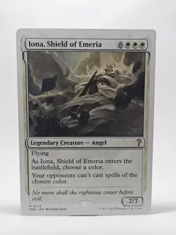 NM Iona, Shield of Emeria (White Border) #0012 Mystery Booster 2 MB2 - Image 1