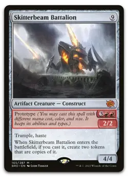 Skitterbeam Battalion #165 (NM) Brothers' War BRO Magic MTG - Image 1