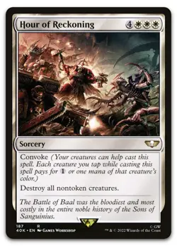 Hour of Reckoning #187 (NM) Warhammer 40,000 40K Magic MTG - Image 1