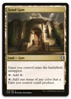 Gond Gate #353 (NM) Baldur's Gate CLB Magic MTG - Image 1