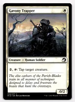 Gavony Trapper - Innistrad: Midnight Hunt - NM - MTG 22/277 (C) - Image 1