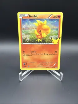 TORCHIC HOLO CARD (11/25) 2021 McDonalds Happy Meal 25th Anniv POKEMON CARD - Image 1