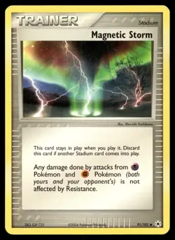 MAGNETIC STORM 91/101 UNCOMMON HIDDEN LEGENDS POKEMON - Image 1