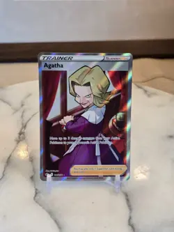 Pokemon TCG Agatha (Full Art) 186/198 Swsh06: Chilling Reign Holo LP - Image 1