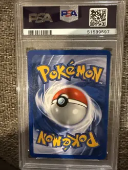 Pokemon Dark Dragonite Team Rocket Unlimited NON Holo Rare #22 PSA 8 - Image 2