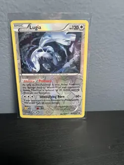 Lugia - 78/124 - Pokemon Fates Collide XY Reverse Holo Rare Card NM - Image 1