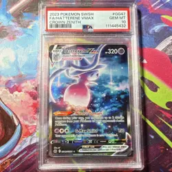 Pokemon Hatterene VMAX Crown Zenith GG47 Ultra Rare Holo PSA 10 2023 - Image 1