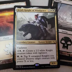 Commander Magic Deck MTG EDH - Aryel, Knight of Windgrace ***KNIGHTS*** Tribal - Image 1