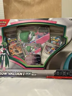 Pokemon TCG Scarlet & Violet Iron Valiant ex Collection Factory Sealed Box - Image 2