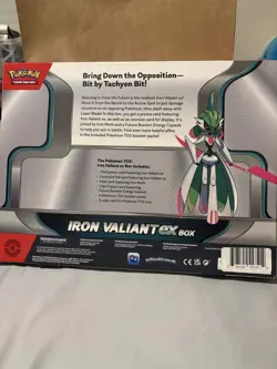Pokemon TCG Scarlet & Violet Iron Valiant ex Collection Factory Sealed Box - Image 3
