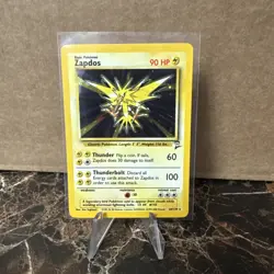 Pokemon TCG Zapdos Holo Rare Base Set 20/130 2 Pokemon - Image 1