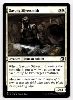 MTG Magic the Gathering Gavony Silversmith (21/277) Innistrad Midnight Hunt - Image 1