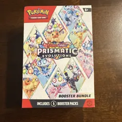 Pokemon TCG Scarlet & Violet Prismatic Evolutions Booster Bundle Box Sealed New - Image 1