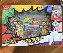 Pokemon TCG Ascended Heroes Premium Poster Collection Mega Gardevoir EX SEALED - Image 1