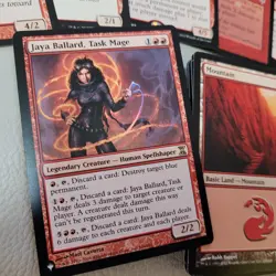 Commander Magic Deck MTG EDH - Jaya Ballard, Task Mage Mono RED BURN SPELLS HOTi - Image 1