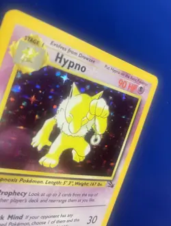 Pokemon TCG Hypno 8/62 Fossil Set Unlimited WOTC Holo Rare - Image 4