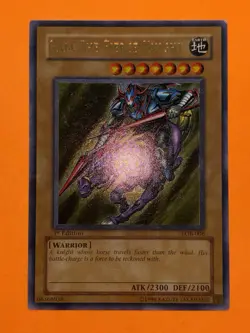 Gaia the Fierce Knight LOB-006 1st Edition ULTRA LP/MP Lightly/Moderately Played - Image 1