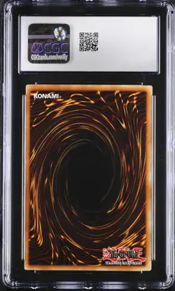 2003 Yu-Gi-Oh! Alpha the Magnet Warrior DOR Limited Edition Secret Rare CGC 9 - Image 2