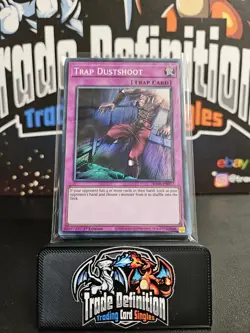 RA05-EN077 Trap Dustshoot Super Rare 1st Ed YuGiOh - Image 1