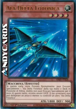 ALA DELTA FOTONICA • (Photon Delta Wing) • Ultra R • RA05 IT026 • 1Ed • Yugioh! - Image 1