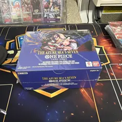 One Piece TCG OP-14 The Azure Sea's Seven Booster Box (New & Sealed) Fast Ship - Image 1